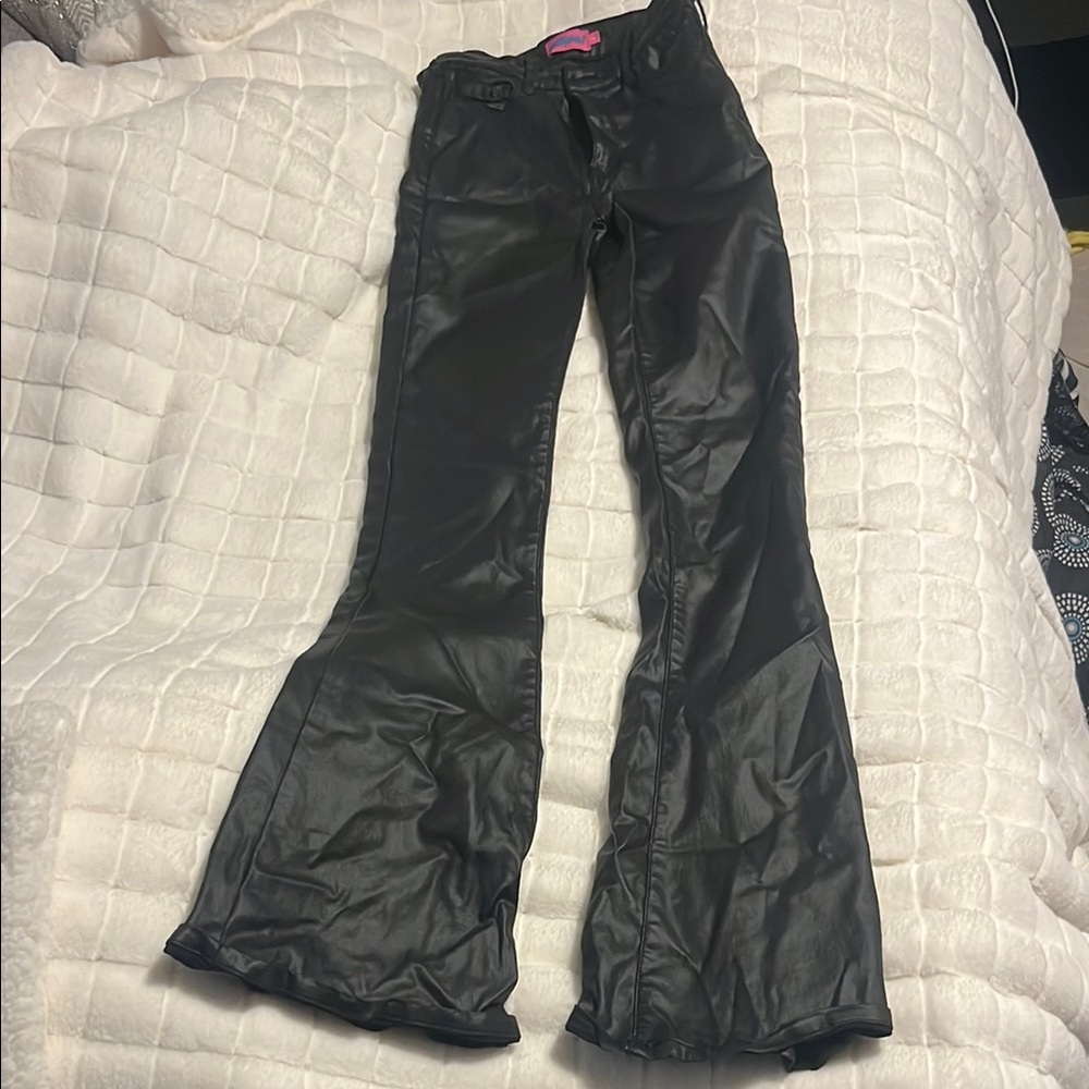 Edikted Black Women's Leather Pants
